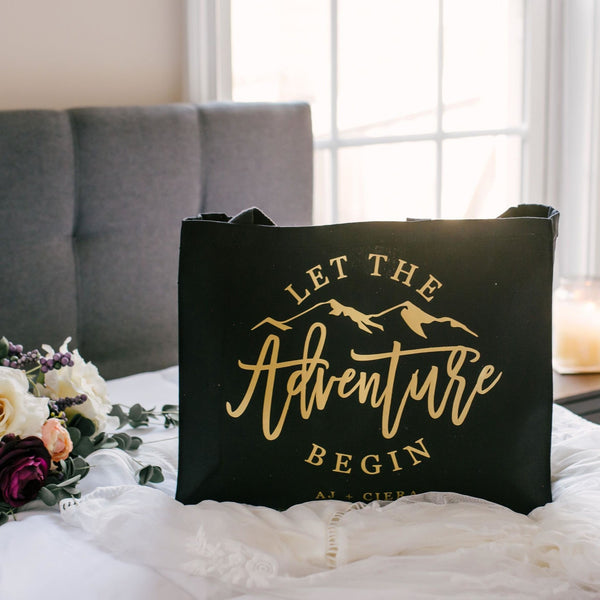 And So The Adventure Begins Canvas Tote Bag – Rich Design Co