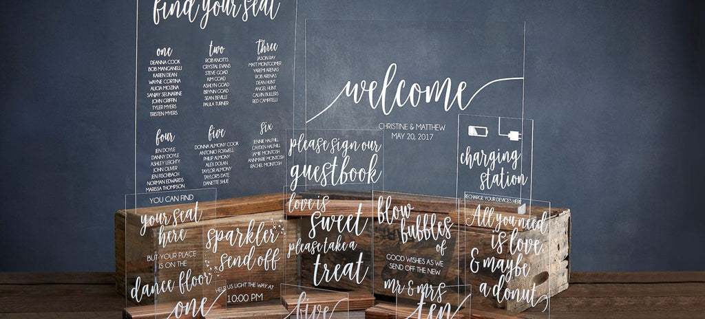 5 Ways to Personalize Your Wedding Signs