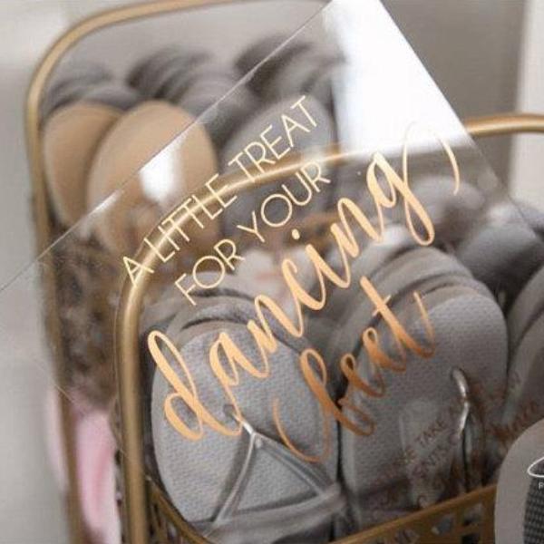 "A Little Treat for Your Dancing Feet" Acrylic Sign - Rich Design Co