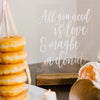 "All You Need is Love, And A Donut" Acrylic Sign - Rich Design Co