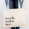 And So The Adventure Begins Canvas Tote Bag - Rich Design Co