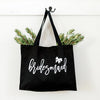 Bridal Party Canvas Totebags with Bow Design - Rich Design Co