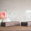 Calligraphy Acrylic Table Numbers - Rich Design Co