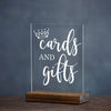 Cards and Gifts Baby Shower Sign - Rich Design Co