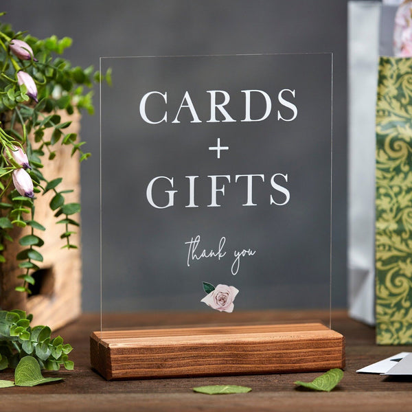 Cards & Gifts | Acrylic Boho Wedding Sign - Rich Design Co