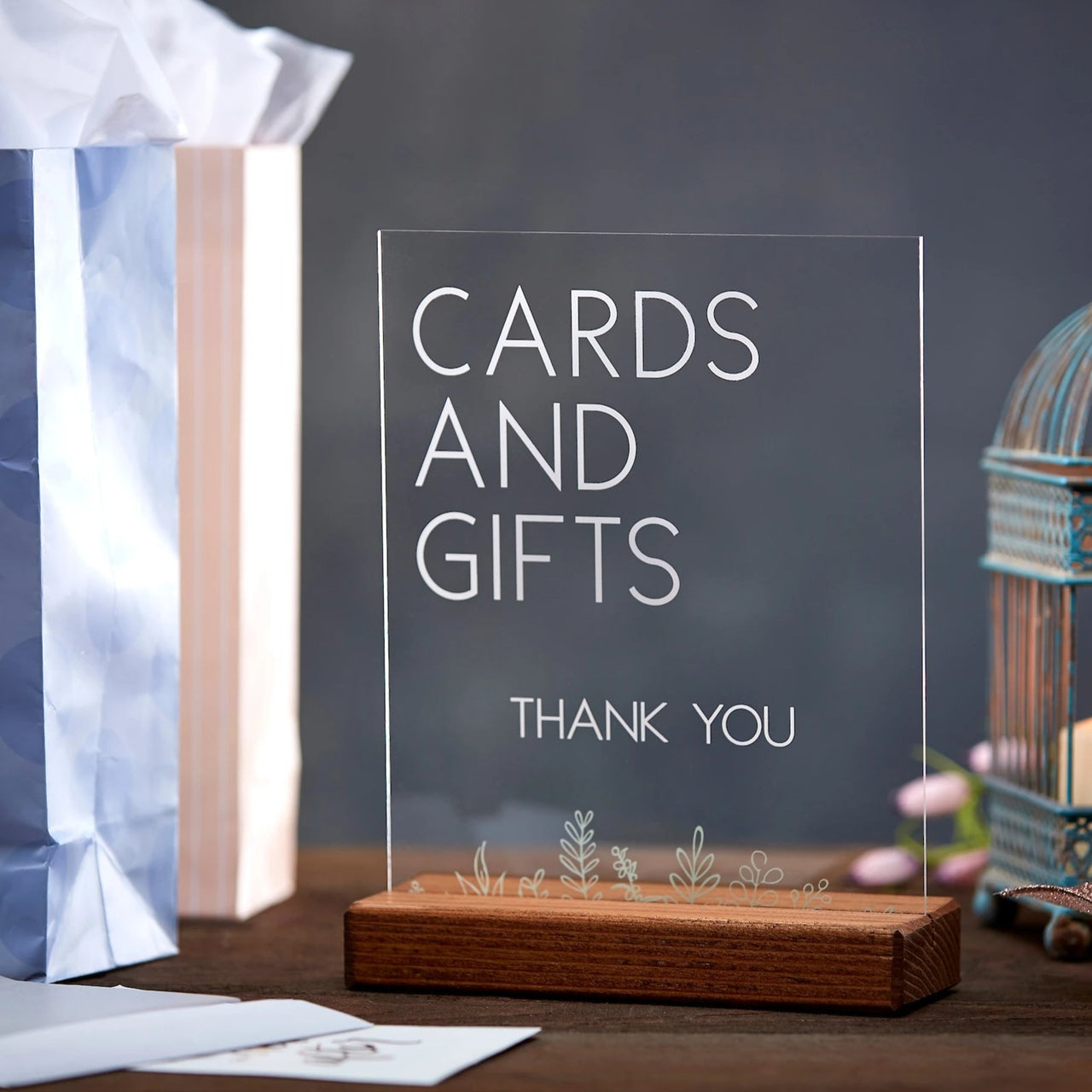 Cards & Gifts Acrylic Sign - Rich Design Co