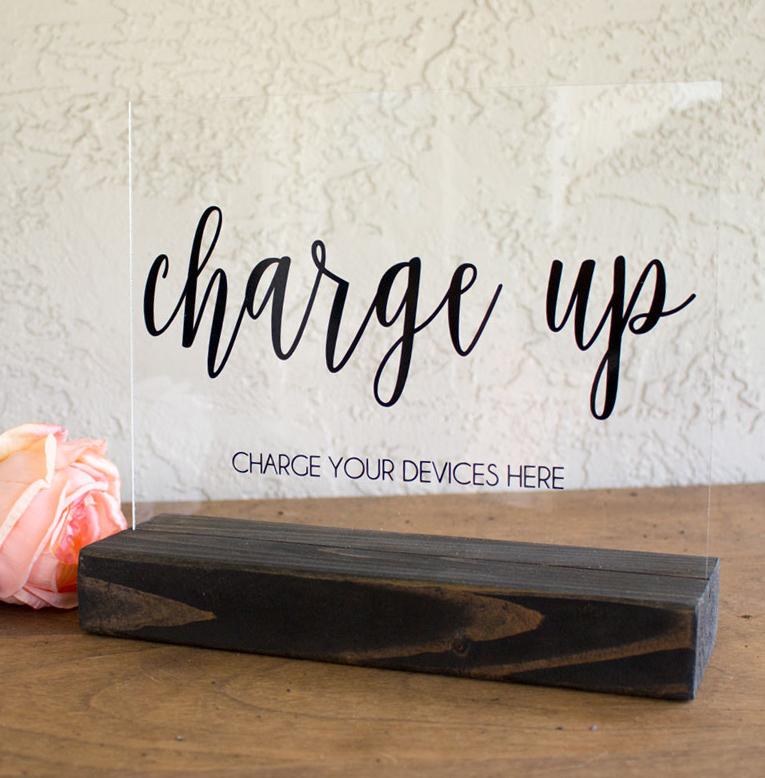 Charge Up Sign - Rich Design Co