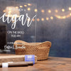 Cigar Bar Acrylic Wedding Sign - Rich Design Co