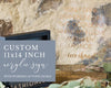 Custom Bar Menu Acrylic Sign with Wood Base - Rich Design Co