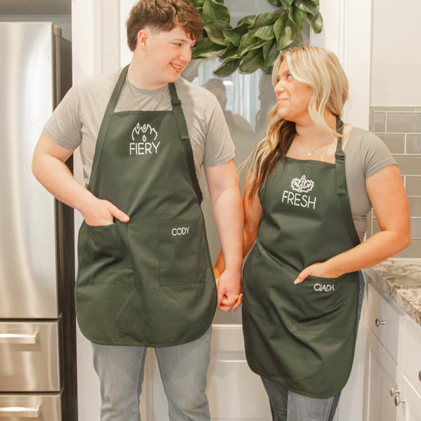 Fiery & Fresh Apron Set - Rich Design Co