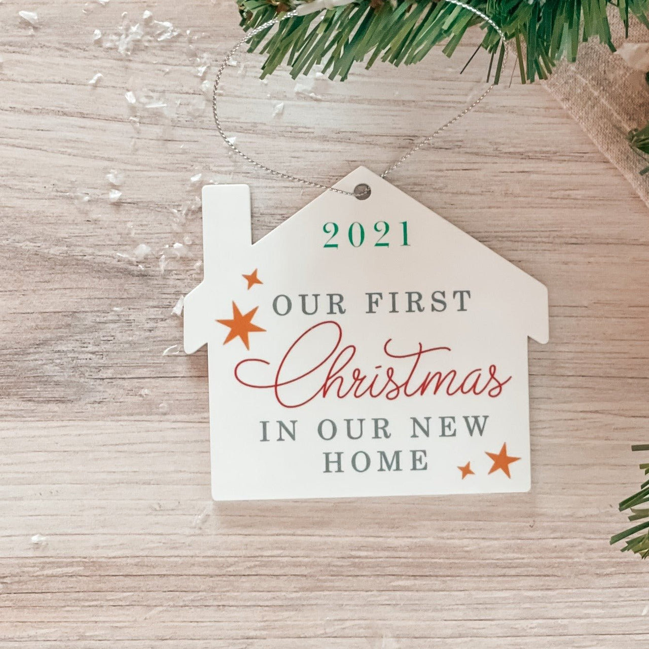 First Christmas in Our New Home Acrylic Ornament - Rich Design Co