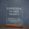 Forever In Our Hearts Wedding Memorial Sign - Rich Design Co