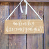 Here Comes Your Bride Ring Bearer Sign - Rich Design Co