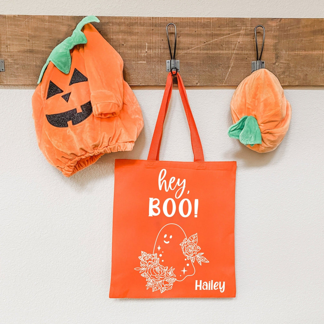 Hey Boo Trick or Treat Bags - Rich Design Co