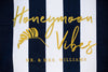Honeymoon Vibes Personalized Beach Towel - Rich Design Co