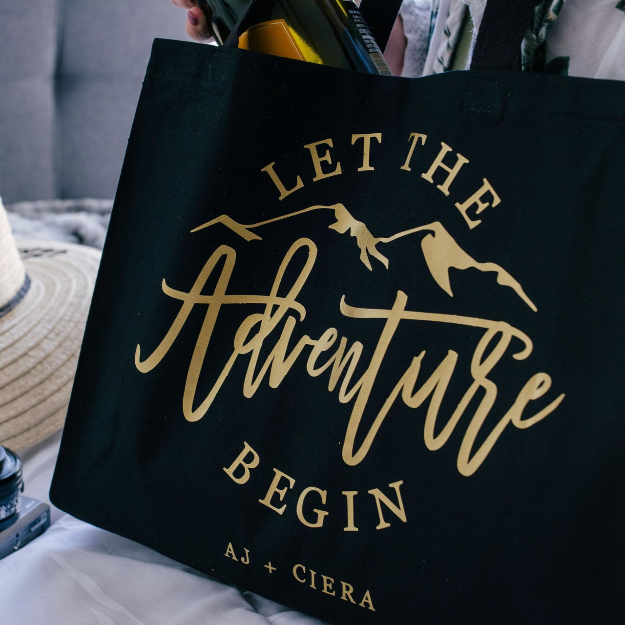 Let The Adventure Begin Canvas Tote Bag - Rich Design Co