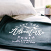 Let The Adventure Begin Personalized Blanket - Rich Design Co