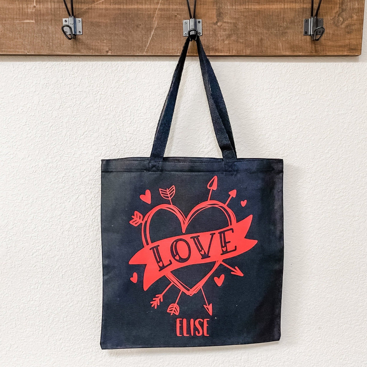 Love with Heart and Arrows Kids Valentine's Day Goodie or Gift Bag - Rich Design Co