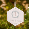 Monogram Ornament for Newlyweds - Rich Design Co