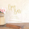 Open Bar Funny Wedding Sign - Rich Design Co