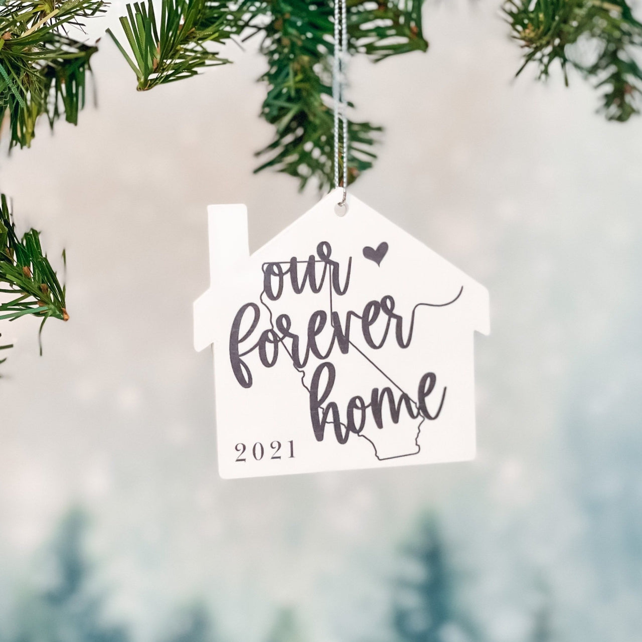 Our Forever Home House Christmas Ornament - Rich Design Co