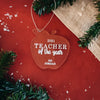 Personalized Apple Teacher Ornament - Rich Design Co