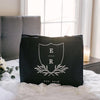 Personalized Canvas Wedding Tote with Initials and Date - Rich Design Co