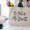 Personalized Future Mrs Canvas Tote Bag - Rich Design Co