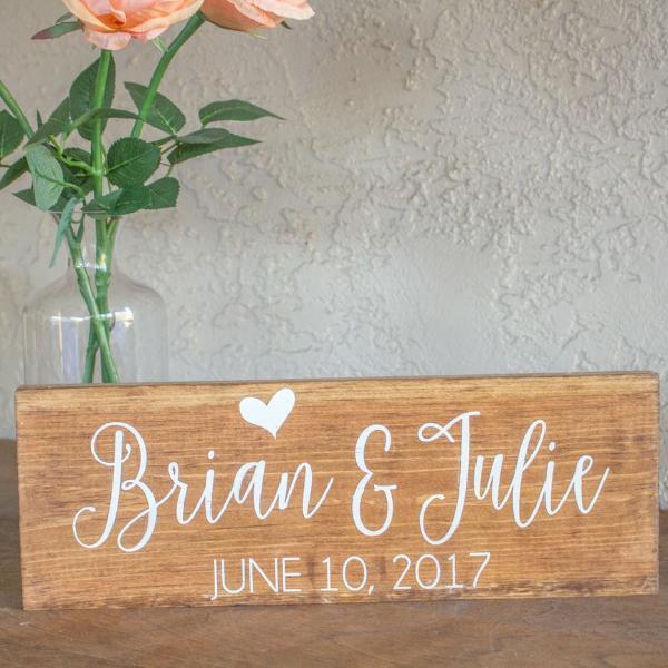 Personalized Names and Wedding Date Sign - Rich Design Co