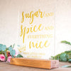 Sugar and Spice Baby Shower Sign - Rich Design Co