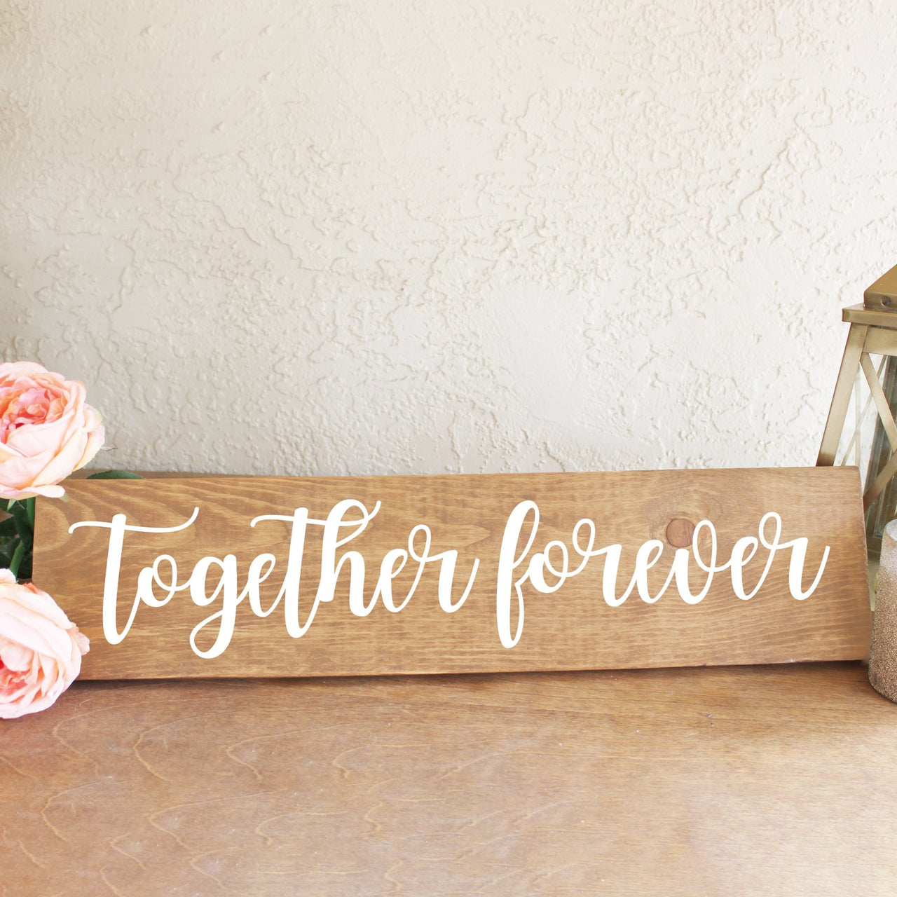 Together Forever Wooden Sign - Rich Design Co