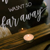 "We Know you Would be Here Today, If Heaven Wasn't so Far Away" Wedding Remembrance Sign - Rich Design Co