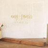 Welcome Wedding Sign with Names - Rich Design Co